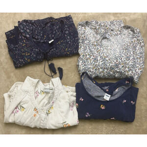 lot of 4 Old Navy Women's Size XL Tops Floral Bohemian